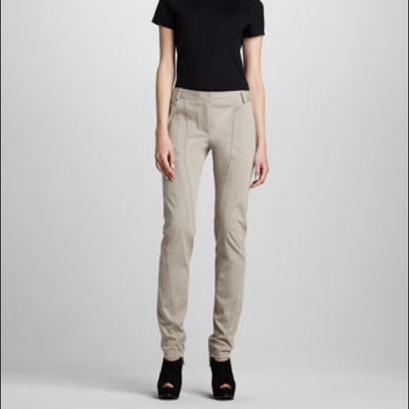 Donna Karan Pants - Donna Karan Skinny Ponte Pants in Pebble 12 NWT